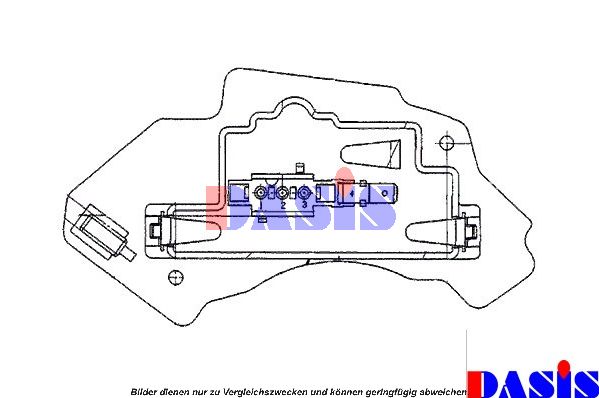 AKS DASIS Regulators, Salona ventilators 741400N